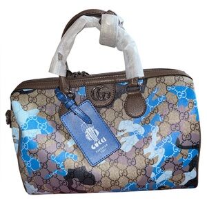 Fashion Brown GG Supreme Boston Bag